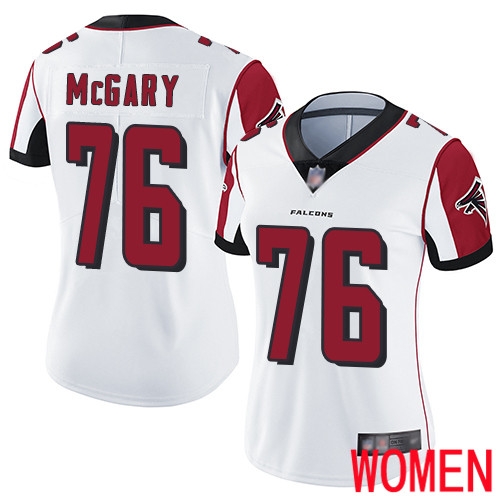 Atlanta Falcons Limited White Women Kaleb McGary Road Jersey NFL Football 76 Vapor Untouchable